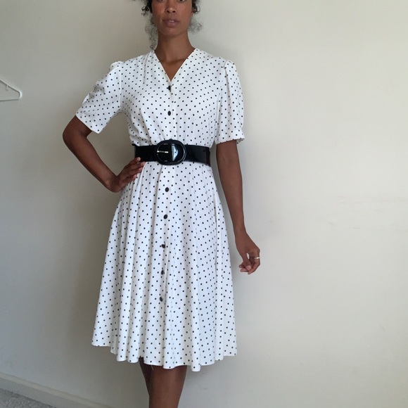 Dresses & Skirts - Vintage polka dot dress